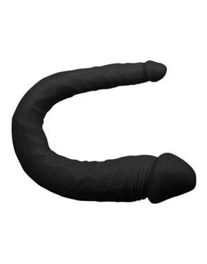 Dương vật giả hai đầu to nhỏ 37×5cm - Đen
