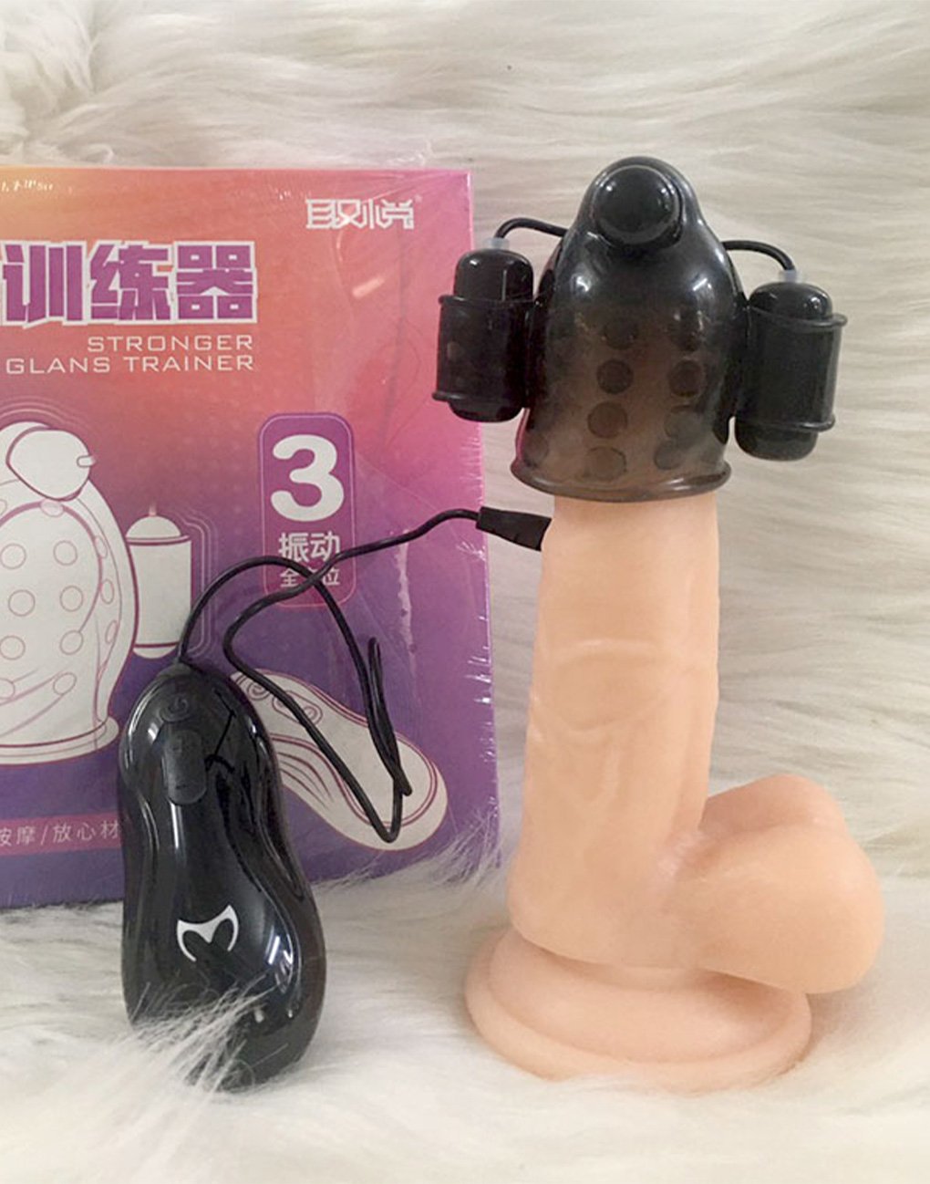 Máy rung kích thích đầu khấc dương vật Pleasure More 3 viên rung - Ảnh 2