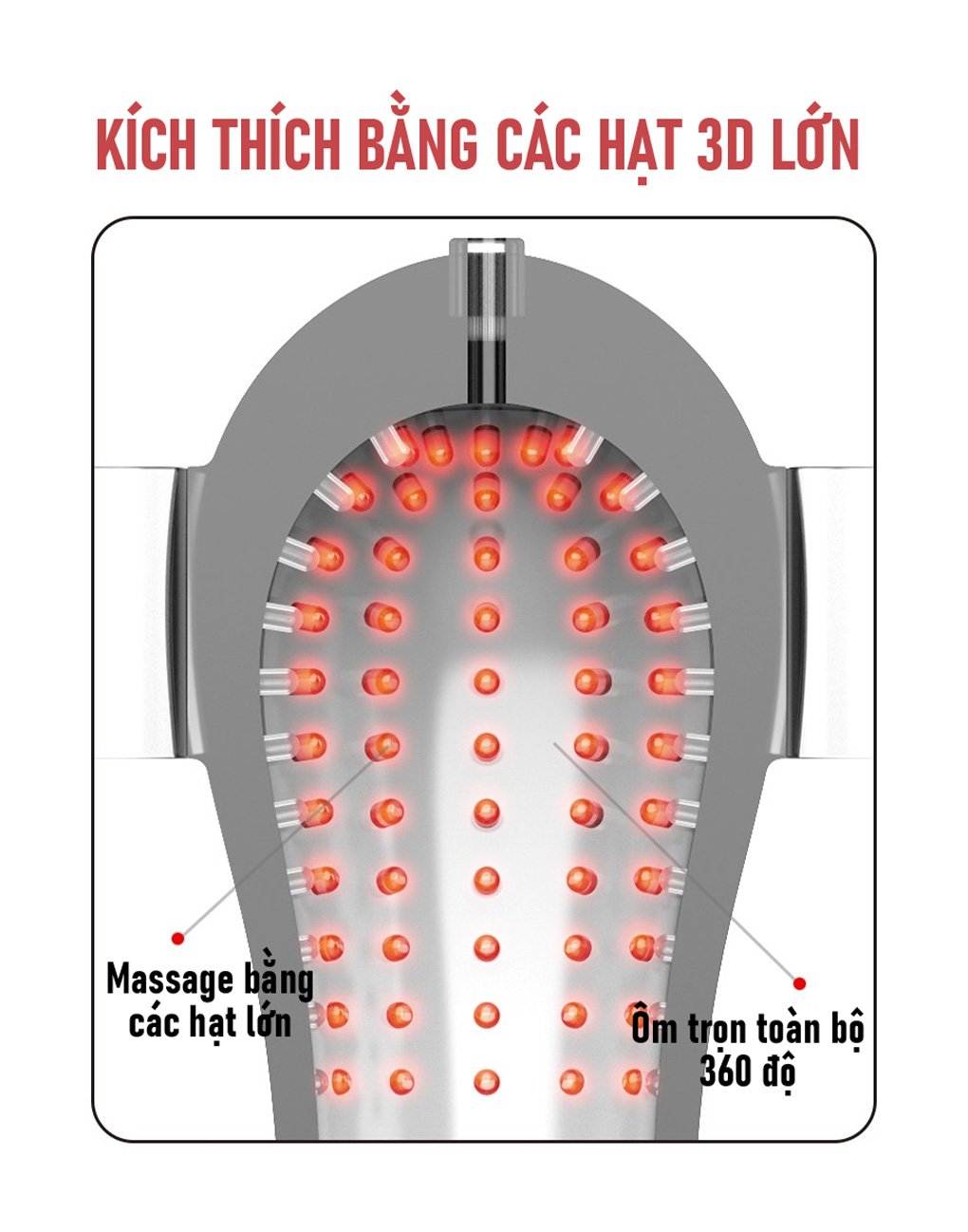Máy rung kích thích đầu khấc có hút chân không Pleasure More - Ảnh 5