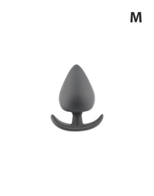 Phích cắm hậu môn silicone bầu 5 kích thước - M