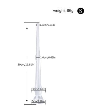 Xúc tu bạch tuộc trong suốt 4 kích thước - S