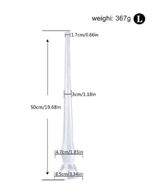 Xúc tu bạch tuộc trong suốt 4 kích thước - L