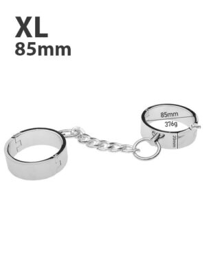 Còng tay chân BDSM inox bản dày - XL