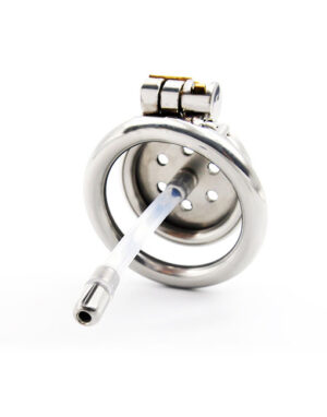 Cây thông tiểu phụ kiện khoá dương vật - Nhựa ngắn (khoá A399)