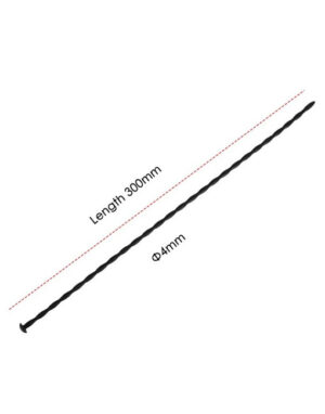 Que thông niệu đạo silicone 30cm gợn sóng - 5mm