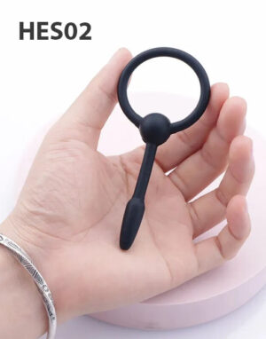 Que thông niệu đạo silicone ngắn có quai cầm - Mẫu 2