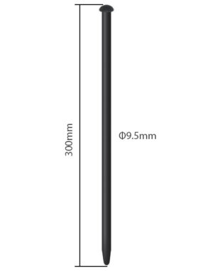 Que thông niệu đạo silicone trơn 30cm - 9.5mm