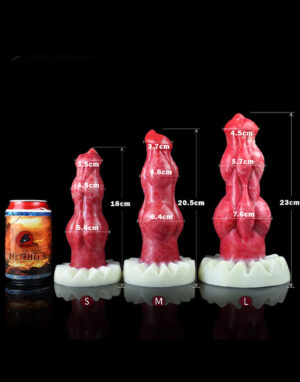 Dương vật chó khấc to silicone Fantasy Penis - S