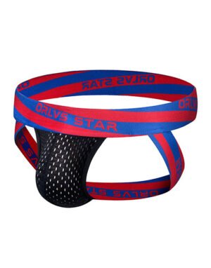 Quần lót ORLVS lưới hở mông nam - Đỏ, XL