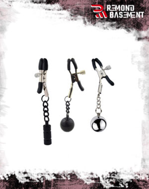 Kẹp vú kim loại kèm tạ bi