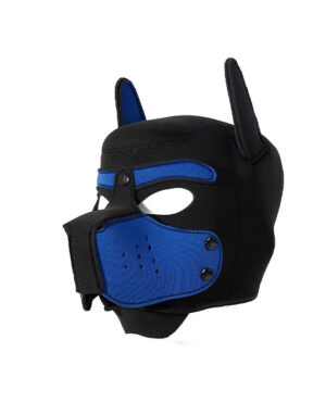 Hood đầu chó thun xốp - Xanh dương