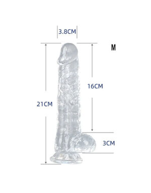 Dương vật giả trong suốt - M