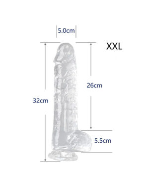 Dương vật giả trong suốt - XXL