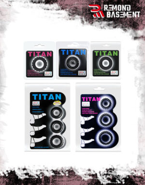 Vòng đeo dương vật cao su Titan kéo dài thời gian