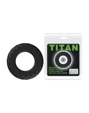 Vòng đeo dương vật cao su Titan kéo dài thời gian - Lẻ xanh lá