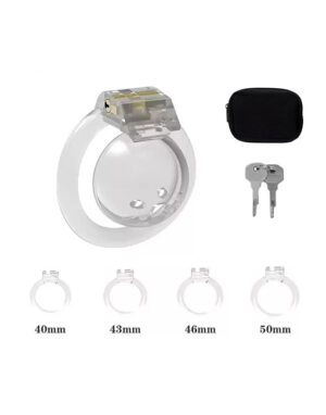 Khoá dương vật tròn CB-Trapped - Trong suốt