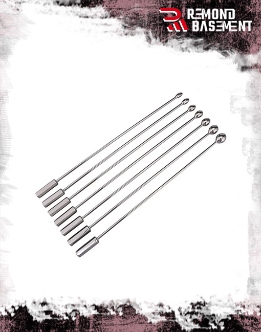 Que thông niệu đạo inox trơn hạt đậu