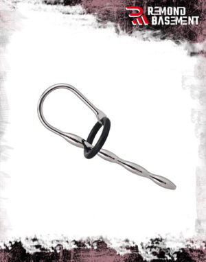 Que nong niệu đạo inox gợn sóng kèm vòng đeo chống tuột
