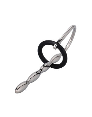 Alternative view of Que nong niệu đạo inox gợn sóng kèm vòng đeo chống tuột