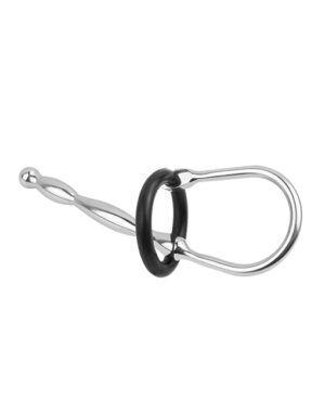 Alternative view of Que nong niệu đạo inox hạt và sóng kèm vòng đeo chống tuột