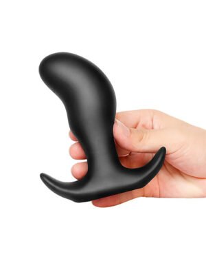 Alternative view of Phích cắm hậu môn cong silicone mềm