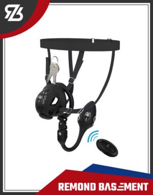 Set khóa dương vật có rung kèm phích cắm hậu môn và đai đeo