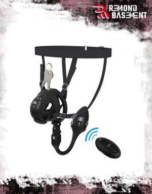 Set khóa dương vật có rung kèm phích cắm hậu môn và đai đeo