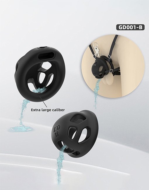 Set khóa dương vật có rung kèm phích cắm hậu môn và đai đeo - Ảnh 4