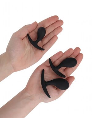 Alternative view of Phích cắm hậu môn mini silicone hình giọt nước