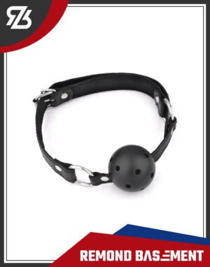 Gag bịt miệng trái banh nhựa cứng có lỗ