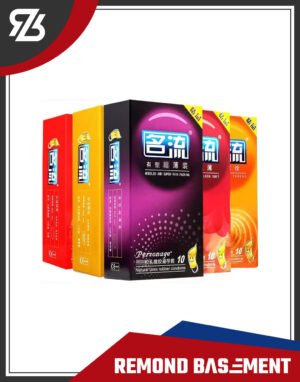 Bao cao su Mingliu siêu mỏng / gân gai / nhiều gel - hộp 10 cái