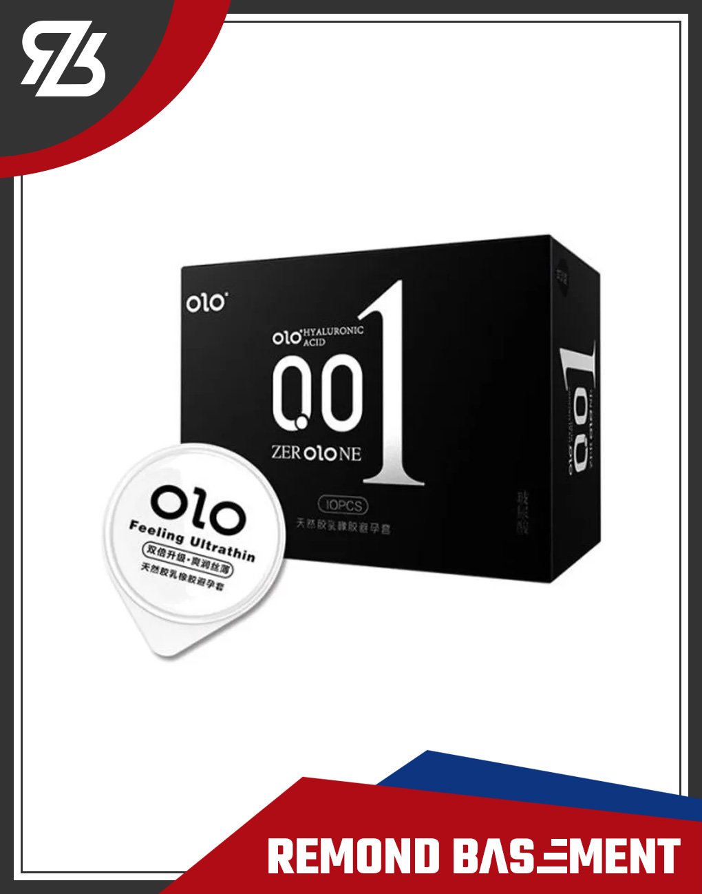 Bao cao su OLO siêu mỏng Feeling Ultra Thin 001 hộp 10 cái
