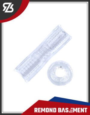 Cốc thủ dâm silicone 2 đầu trong suốt