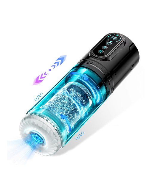 Máy thủ dâm xoay và thụt tự động Hurricane 9 chế độ - Ảnh 2