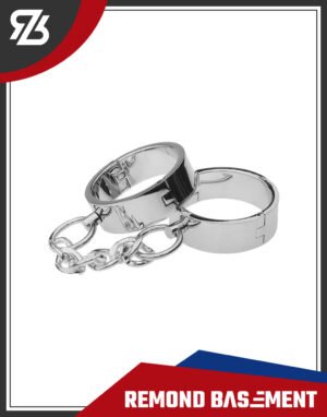 Còng tay chân BDSM inox bản dày