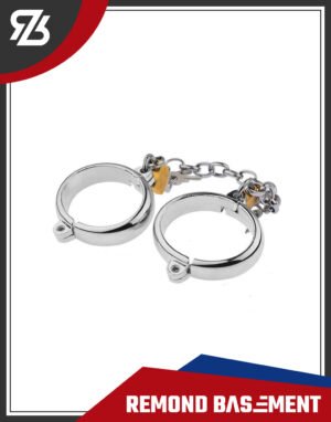 Còng tay chân BDSM inox hình oval