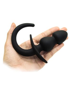 Alternative view of Phích cắm đuôi chó silicone 2 nấc