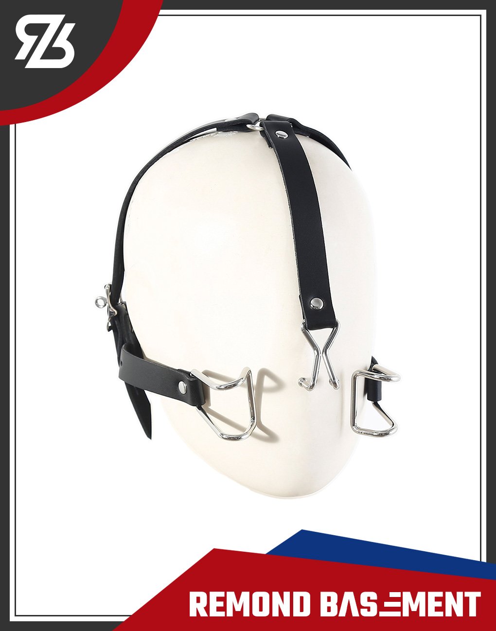 Hook gag inox banh miệng kèm móc mũi