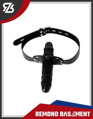 Gag khoá miệng dương vật 2 đầu dây da