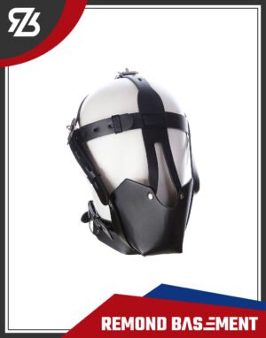 Gag rọ mõm da kèm vòng cổ