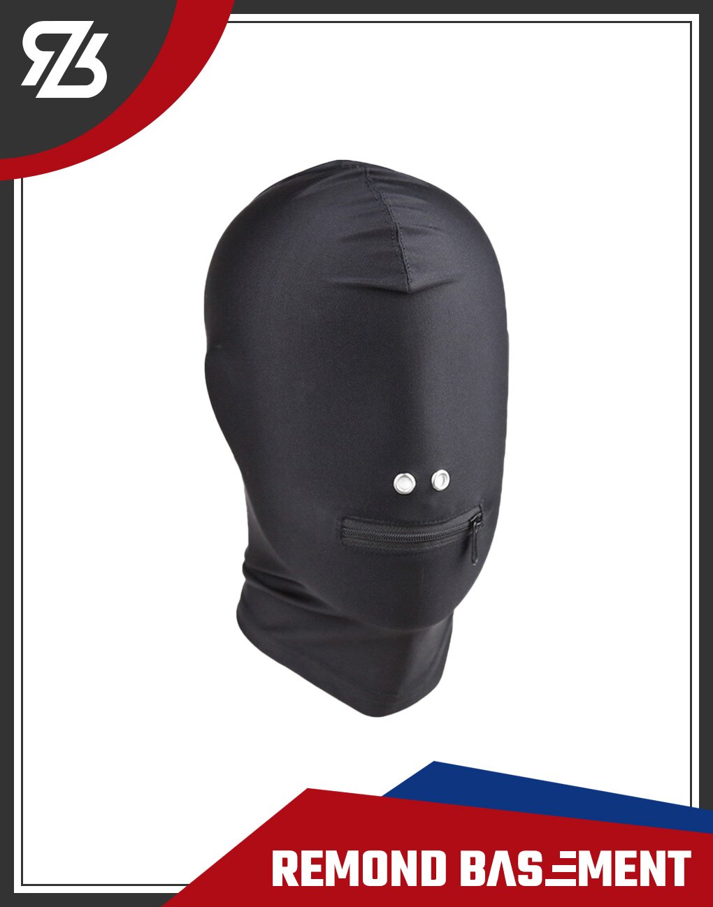 Hood trùm đầu zip miệng vải thun
