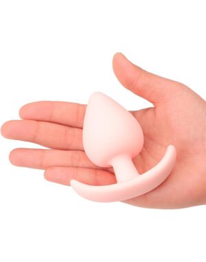 Alternative view of Phích cắm hậu môn silicone bầu màu hồng