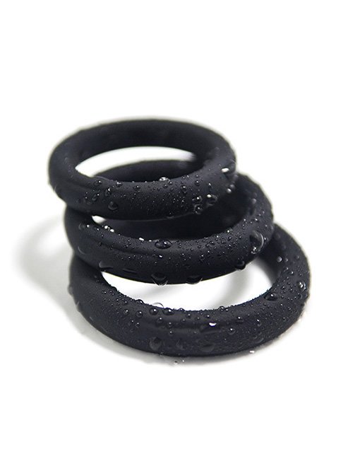 Set 3 vòng đeo dương vật cao su tăng kích thước - Ảnh 4
