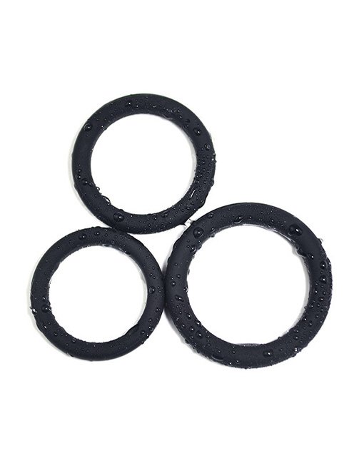 Set 3 vòng đeo dương vật cao su tăng kích thước - Ảnh 3
