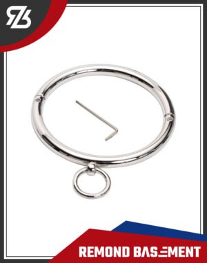 Vòng cổ BDSM inox bản tròn