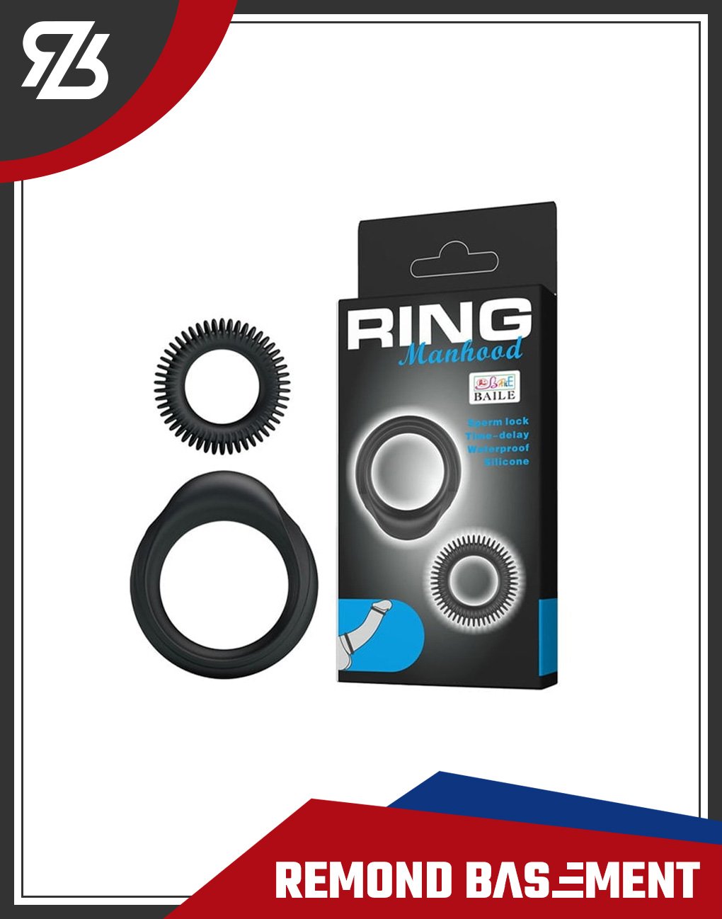 Vòng đeo dương vật cao su RING Manhood