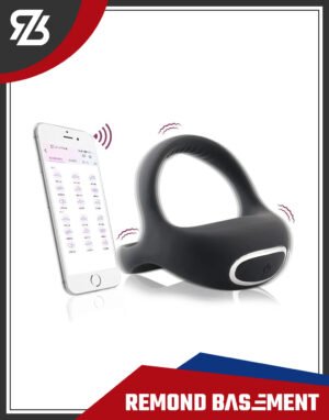 Vòng đeo dương vật cao su có rung điều khiển app điện thoại