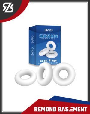 Vòng đeo dương vật cao su Pleasure More tăng kích thước - bộ 3 cái